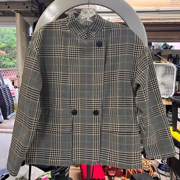 ba&sh Beth Plaid Jacket - Picture 5 of 15